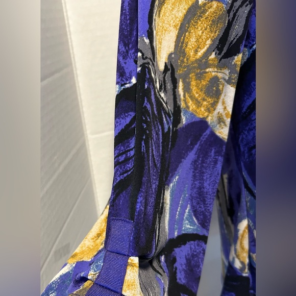 Worthington Women’s Purple/Yellow/Black Top Size PM - Picture 6 of 13